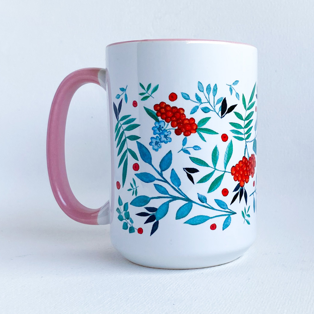 kubek z jarzębiną, 450ml