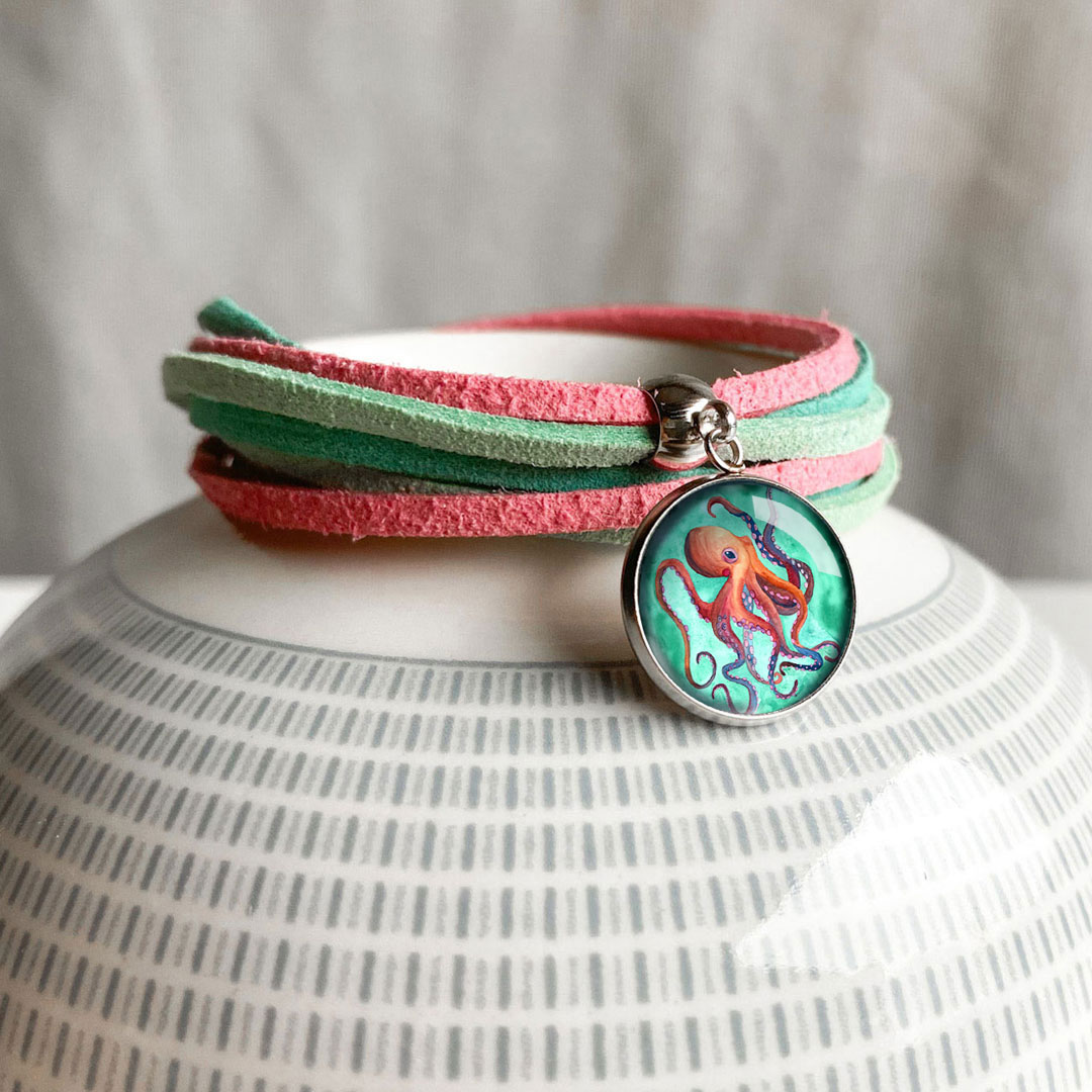 bransoletka z ośmiornicą