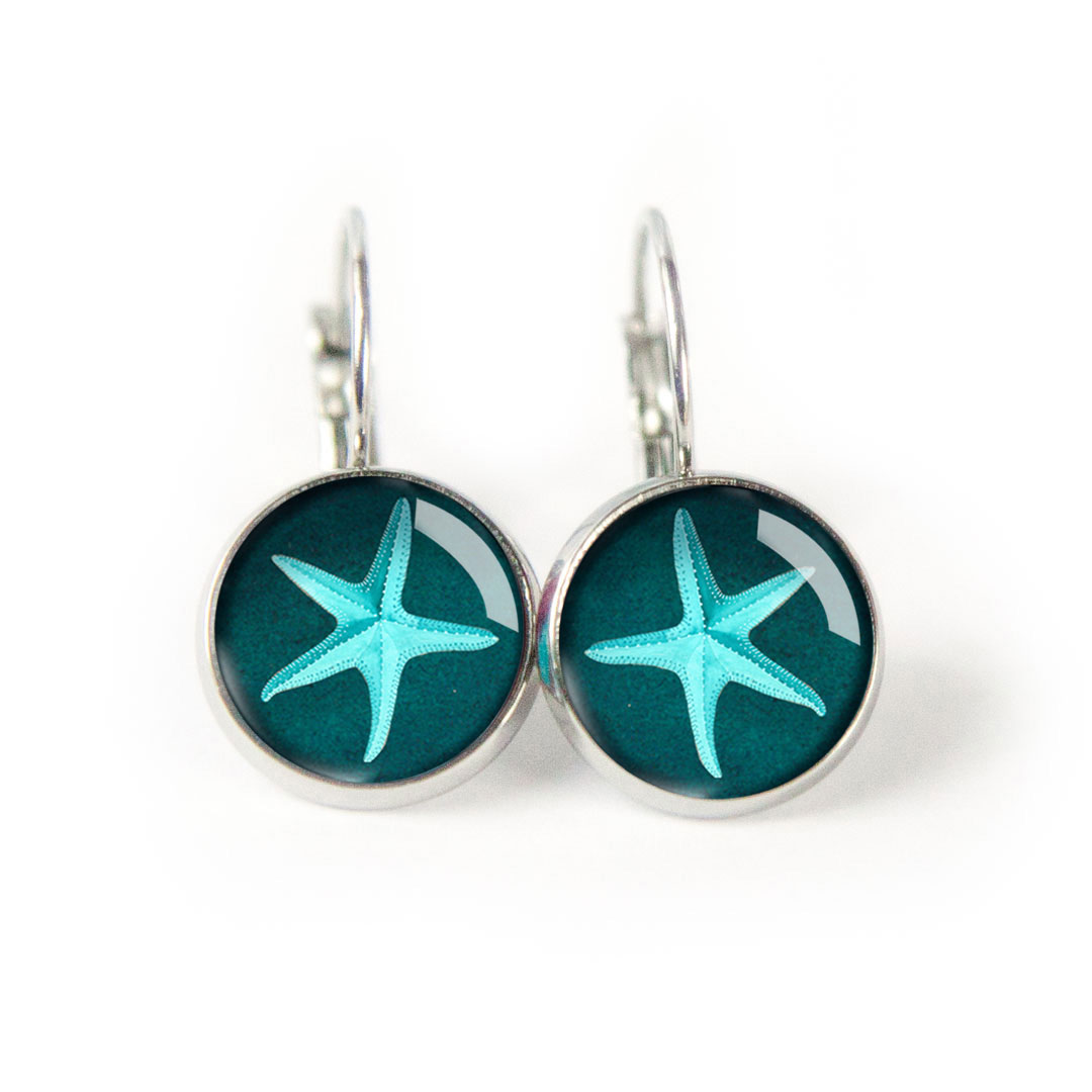 kolczyki z rozgwiazdą z kolekcji Morski Świat