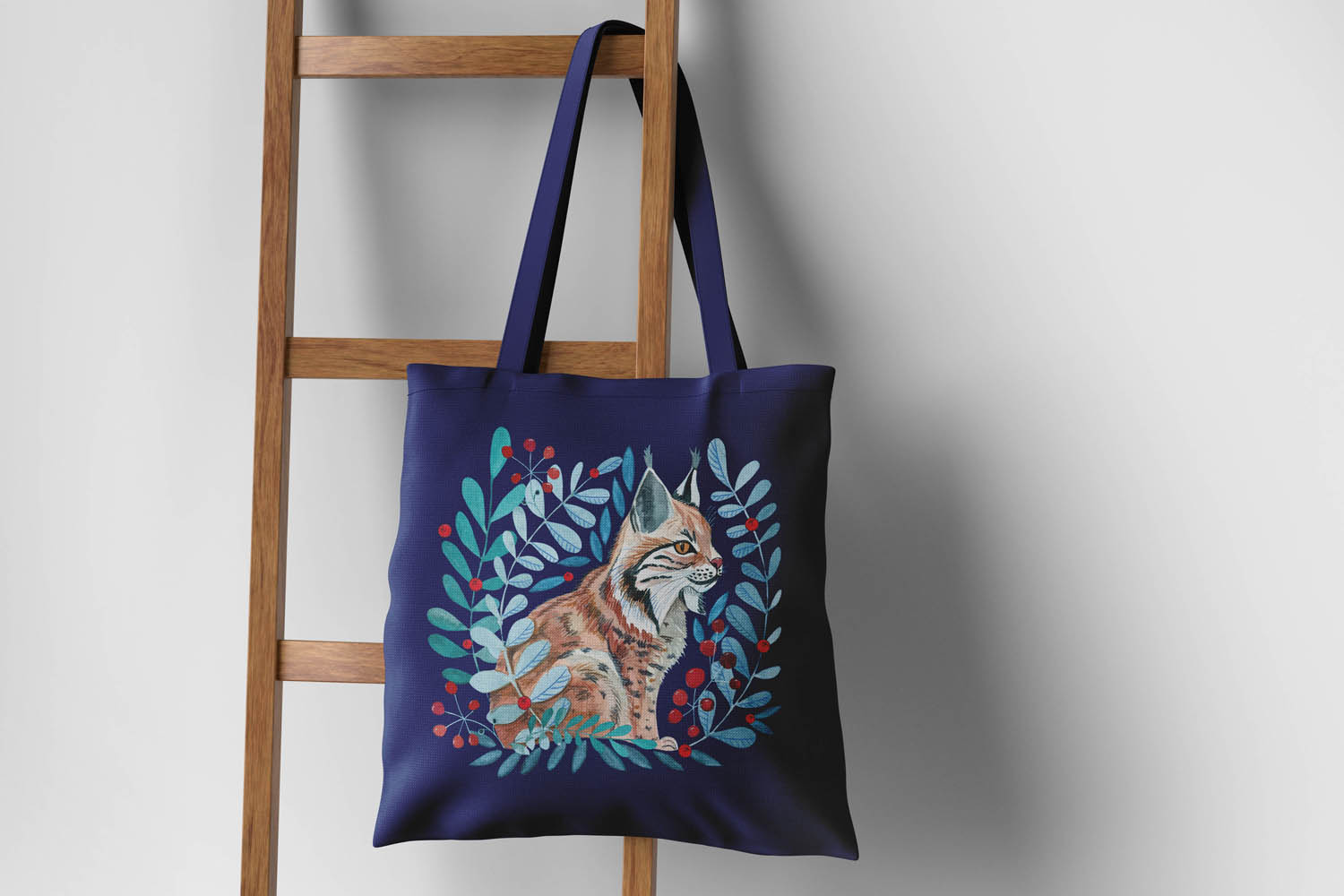 torba na ramię z rysiem